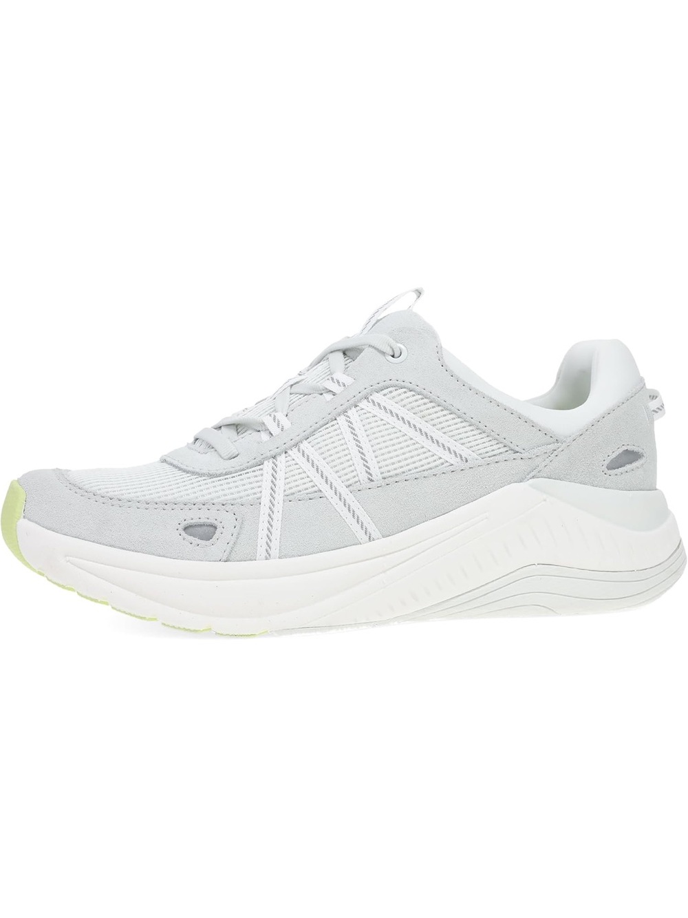 Light Gray Women's Athletic Sneakers - Comfortable Everyday Walking Shoe